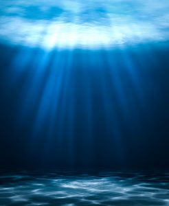 Blue pool water representing solar pool heating comfort
